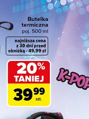 Butelka termiczna CoolPack K-POP promocja w Carrefour
