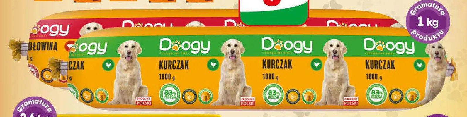 Mokra karma dla psa Doogy Kurczak promocja w Dino