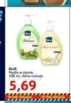 Mydło w płynie Blue promocja w Blue Stop