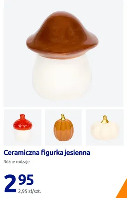 Ceramiczna figurka jesienna promocja w Action