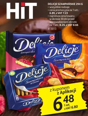 Delicje Szampańskie 294 g promocja w Selgros