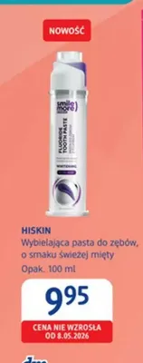 Wybielająca pasta do zębów o smaku świeżej mięty HISKIN promocja w Drogerie DM