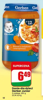 Danie dla dzieci Gerber Junior promocja w Dino