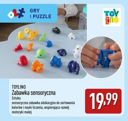 Zabawka sensoryczna Toylino promocja w Aldi