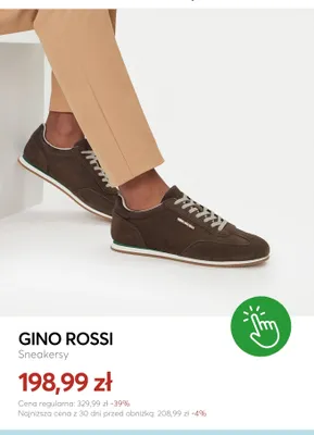 Sneakersy GINO ROSSI promocja w eobuwie.pl