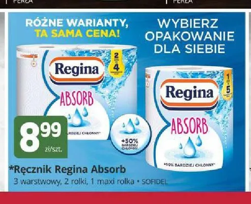 Ręcznik papierowy Regina Absorb 2-pak promocja w Marketvita