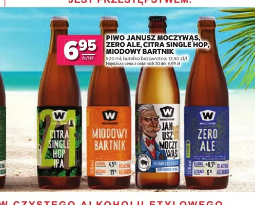 Piwo Browar Wiatr Janusz Moczywąs promocja w Stokrotka