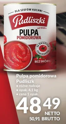 Pulpa pomidorowa Pudliszki promocja w Makro