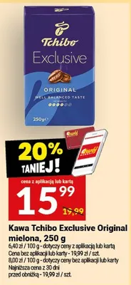 Kawa Tchibo Exclusive Original mielona, 250 g promocja w Twój Market