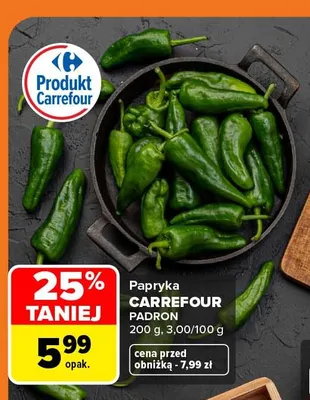 Papryka Padron Carrefour promocja w Carrefour