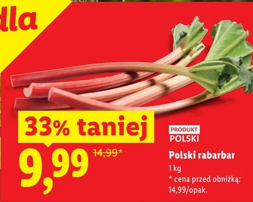 Rabarbar polski promocja w Lidl
