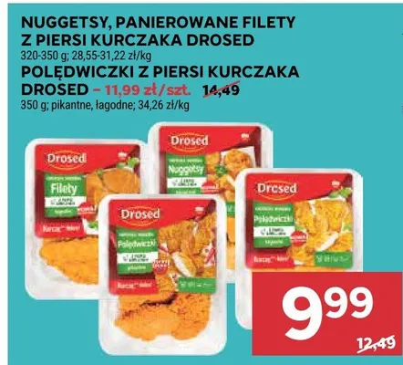 Nuggetsy, panierowane filety z piersi kurczaka promocja w Stokrotka