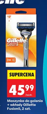 Maszynka do golenia Gillette Fusion 5 promocja w Biedronka