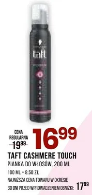 Pianka do włosów Cashmere Touch promocja w Drogerie Natura