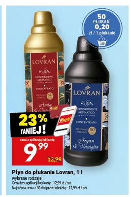 Płyn do płukania tkanin Lovran Amla & Patchouli promocja w Twój Market