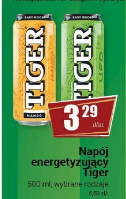 Napój energetyzujący Tiger UFO promocja w Premium Nasz Sklep