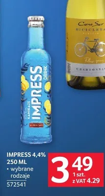Napój alkoholowy Impress promocja w Selgros