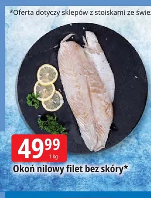 Okoń nilowy filet bez skóry promocja w Leclerc