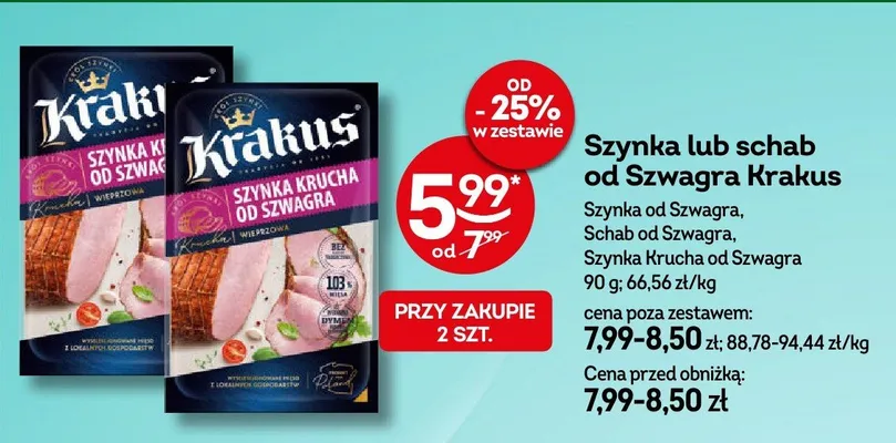 Schab od Szwagra Krakus promocja w Żabka