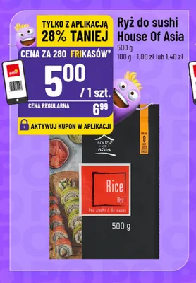 Ryż do sushi House of Asia promocja w POLOmarket