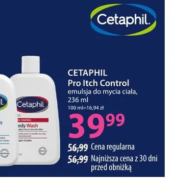 Pro Itch Control emulsja do mycia ciała Cetaphil promocja w Hebe