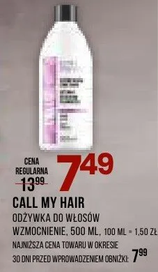 Odżywka do włosów promocja w Drogerie Natura