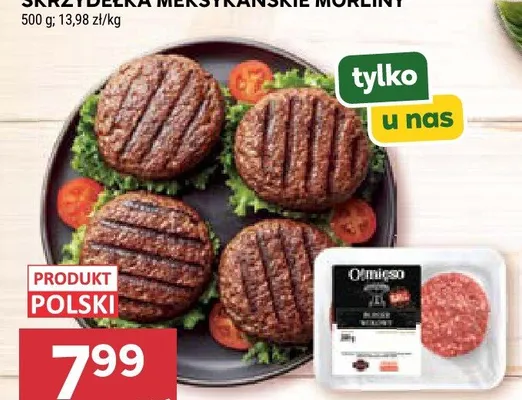Burger wołowy O!Mięso promocja w Stokrotka