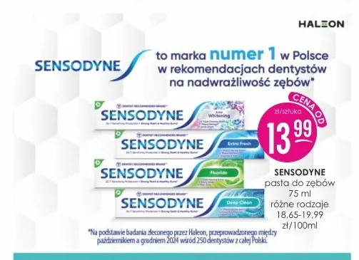 Pasta do zębów Sensodyne promocja w Drogerie Jasmin