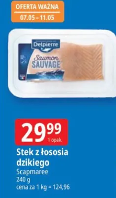 Stek z łososia dzikiego Scapmaree promocja w Leclerc