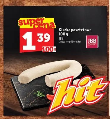 Kiszka pasztetowa JBB promocja w TOPAZ