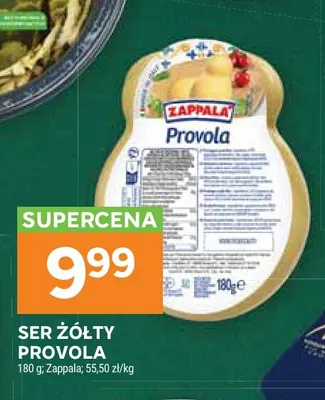 Ser żółty Provola Zappala promocja w Stokrotka