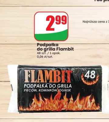 Podpałka do grilla Flambit 48-pak promocja w Dino