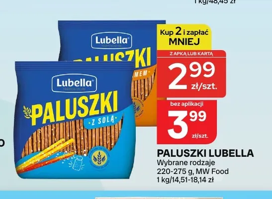 Paluszki Lubella promocja w Chorten