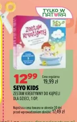 Zestaw kreatywny do kąpieli dla dzieci Seyo Kids promocja w Drogerie Natura