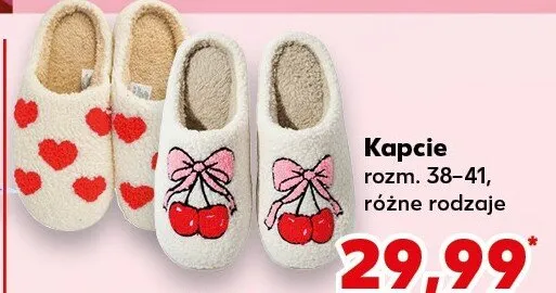 Kapcie rozm. 38-41, różne rodzaje promocja w Kaufland
