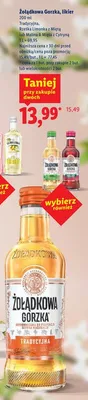 Likier Tradycyjna, Malinówka z Miętą lub Malina & Miąta z Cytryną promocja w Lidl