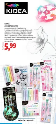 Cienkopisy pastelowe Kidea 6-pak promocja w Lidl