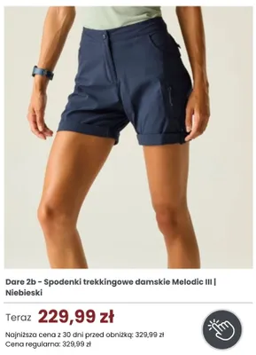 Spodenki trekkingowe damskie Dare 2b Melodic III promocja w Regatta