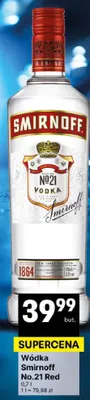Wódka Smirnoff No.21 Red promocja w Delikatesy Centrum