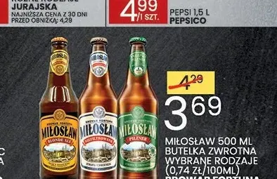 Piwo Miłosław promocja w Wafelek