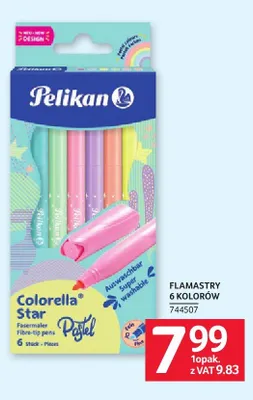 Flamastry Pelikan Colorella Star promocja w Selgros