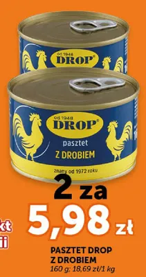 Pasztet z drobiem Drop promocja w Groszek
