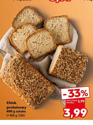 Chleb proteinowy promocja w Kaufland