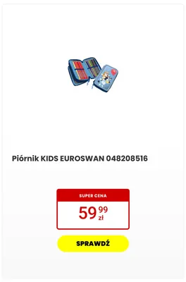 Piórnik Kids Euroswan promocja w Media Expert