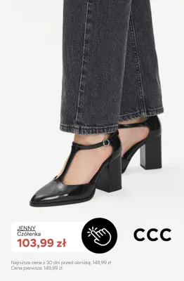 Czółenka damskie Jenny promocja w CCC