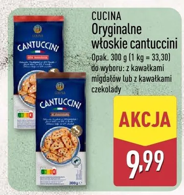 Oryginalne włoskie cantuccini promocja w Aldi