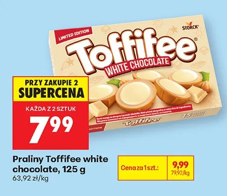Praliny Toffifee White Chocolate promocja w Biedronka