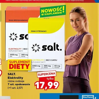 Suplement diety SALT. Elektrolity promocja w Kaufland