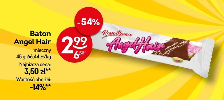 Baton mleczny promocja w Żabka