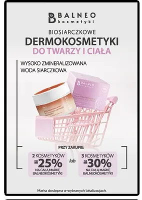 Dermokosmetyki do twarzy i ciała Balneo Kosmetyki promocja w Ziko Dermo